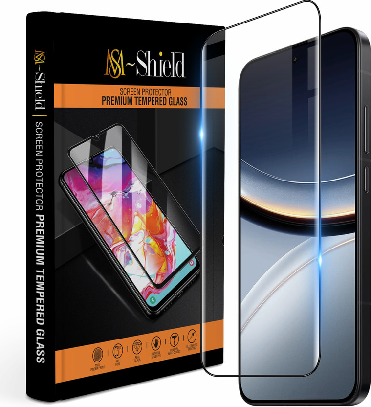 MS-Shield Tempered Glass Guard for POCO F7 5G, With Advanced HD+ Gorilla Glass Protection(Pack of 1)