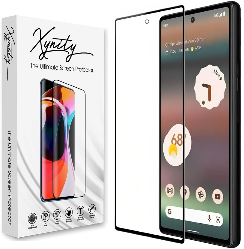 XYNITY Tempered Glass Guard for Google Pixel 6A, Google Pixel 7A, Premium Screen Protector, with Easy Installation Kit(Pack of 1)