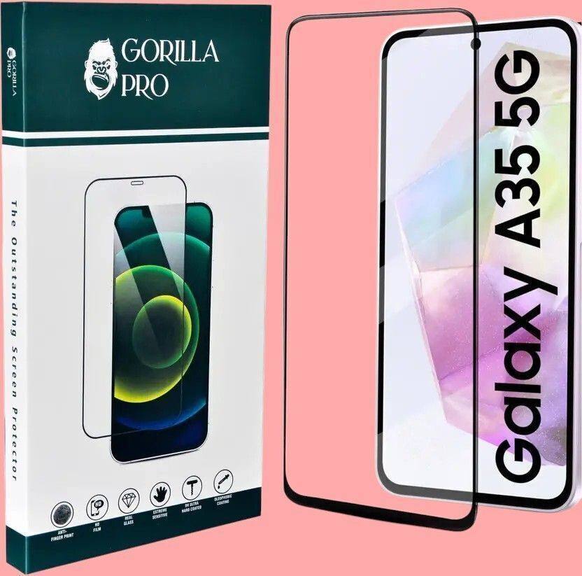 GORILLA PRO Tempered Glass Guard for SAMSUNG Galaxy A35 5G::A55 5G::F35 5G::M35 5G(Pack of 1)