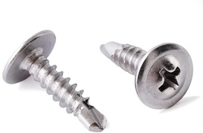 TIMBERCREEK Steel Washer Head Self-drilling Screw(8 mm Pack of 500)