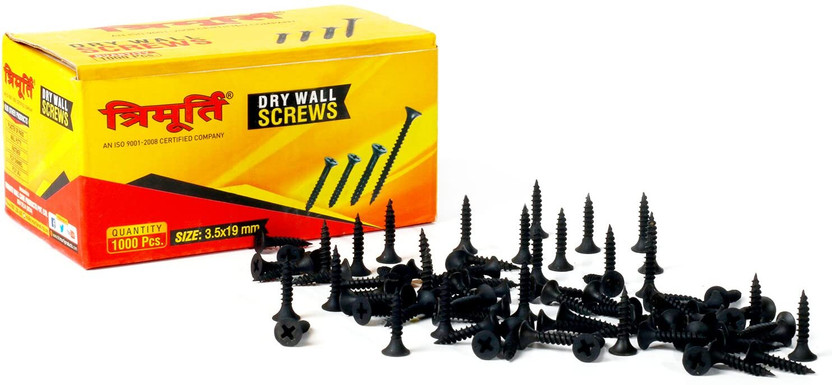 Trimurti Steel Bugle Head Drywall Screw(19 mm Pack of 1000)