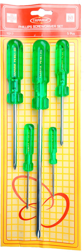 TAPARIA 1017 screwdriver set phillips 5 pc Combination Screwdriver Set(Pack of 5)