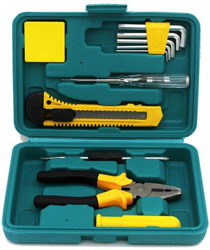 VURA HOME VURA HOME 7 in 1 Small Household Tools Kit for Home Use Combination Screwdriver Set(Pack of 1)
