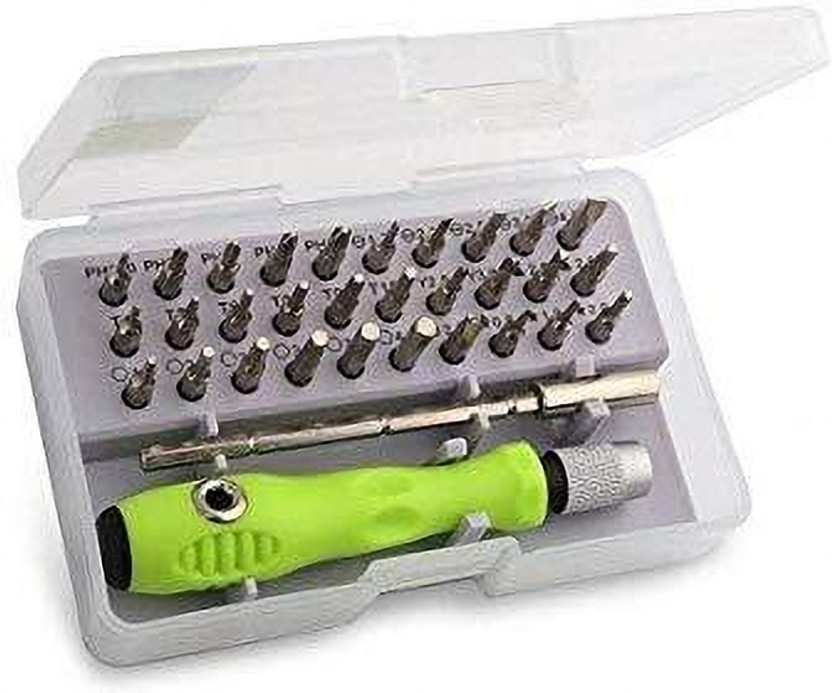 saysha 32 Pcs in 1 Magnetic Slot Wrench Bits Repair Tools Kit for Home Appliance Socket Set(Pack of 1)