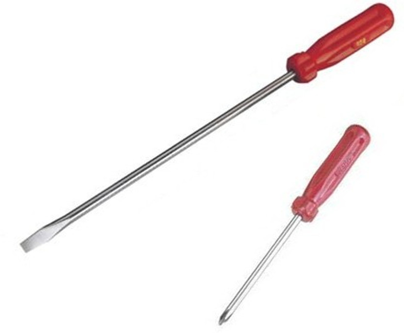 Red Champion 2in1 Combo Flat and star Screwdriver 100mm Combination Screwdriver Set(Pack of 2)