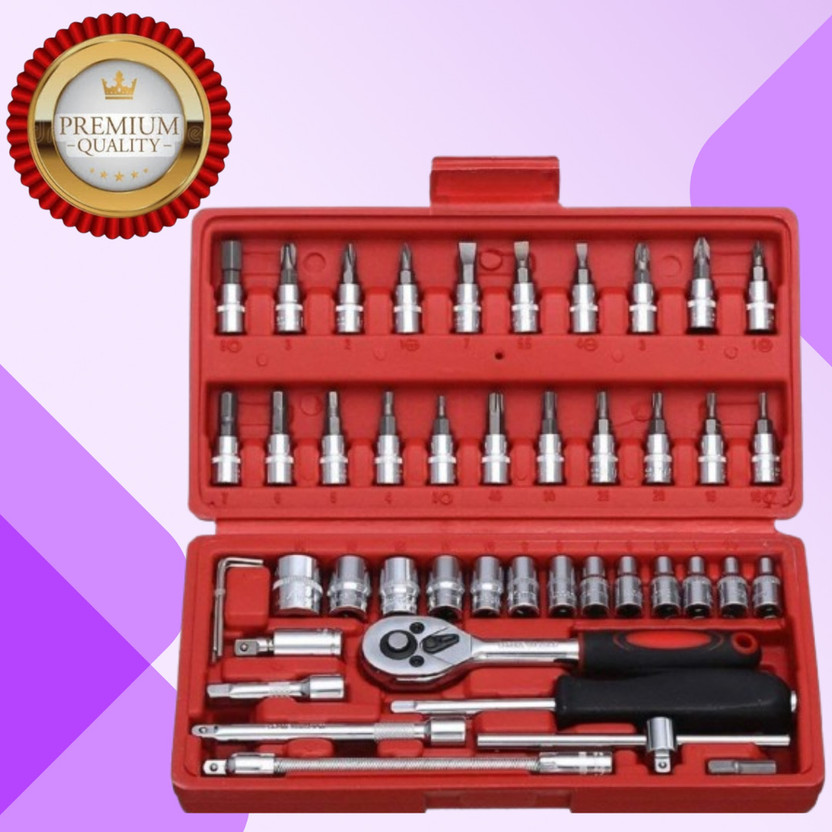 everestplast 46 in 1 Pcs Combination Wrench Set Combination Screwdriver Set(Pack of 1)