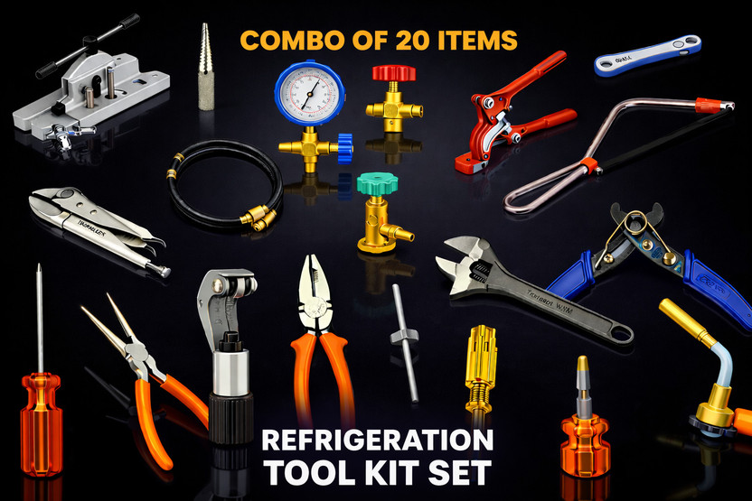 Deccan Refrigeration REFRIGERATION TOOL KIT Ratchet Screwdriver Set(Pack of 1)