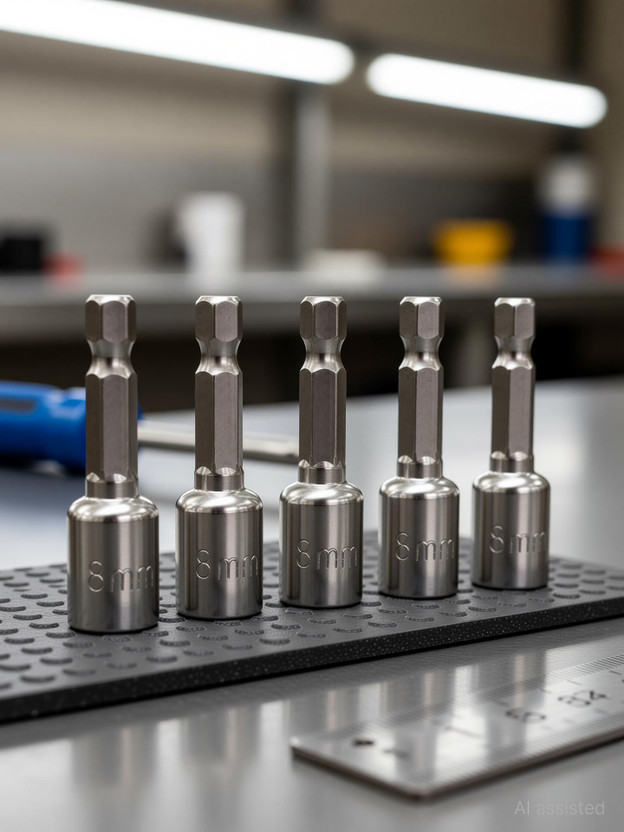 h9 h9 1/4 " Shank 8mm Hex Magnetic Power Nut Driver Drill Bit Socket adaptors Wrench Nut setter Set For Industrial & Home Use For Screwdriver Tools (M 8mm x 42mm) Impact Screwdriver(Pack of 5) - Flipkart Deal