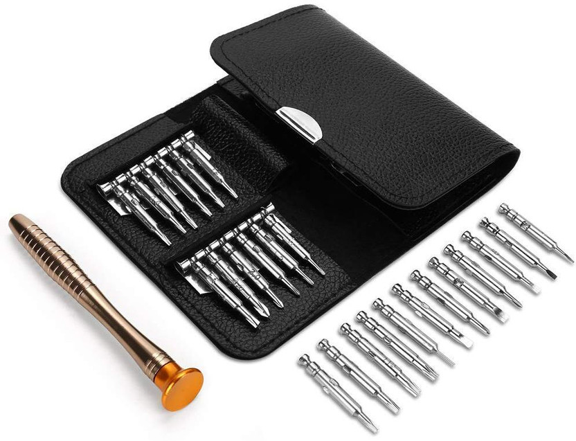 HEZON HEZON 25 in 1 Precision Screwdrivers Set,Phillips Torx Flat Screwdriver Tool Set Standard Screwdriver Set(Pack of 1) - Flipkart Deal