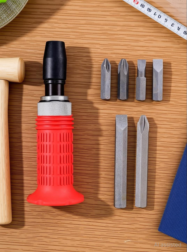 High Q 7Pcs Impact Screwdriver Set Multi-Purpose Portable Screw Driver Chisel Bits Impact Screwdriver Set(Pack of 7)