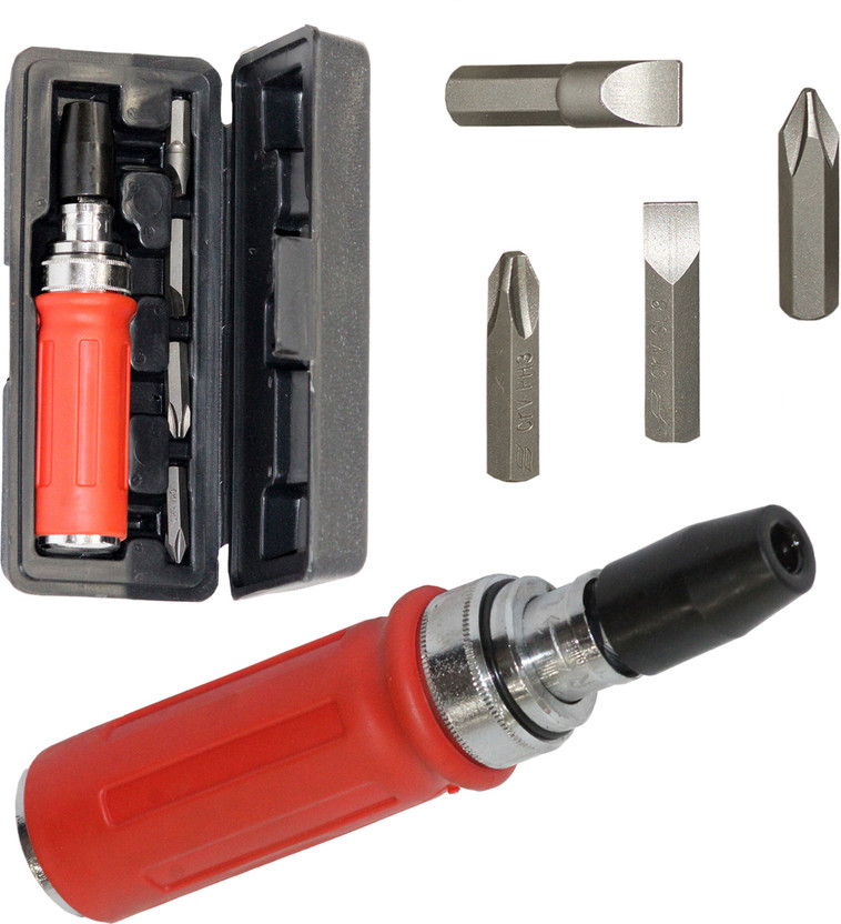 Digital Craft Durable Impact Driver Set with 5 High-Strength Steel Bits Impact Screwdriver Set(Pack of 1)