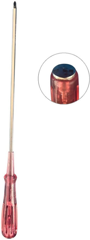 Jon Bhandari Tools 300mm Hammering Screwdriver with Philips Head Long Handle Screwdriver Set(Pack of 1)