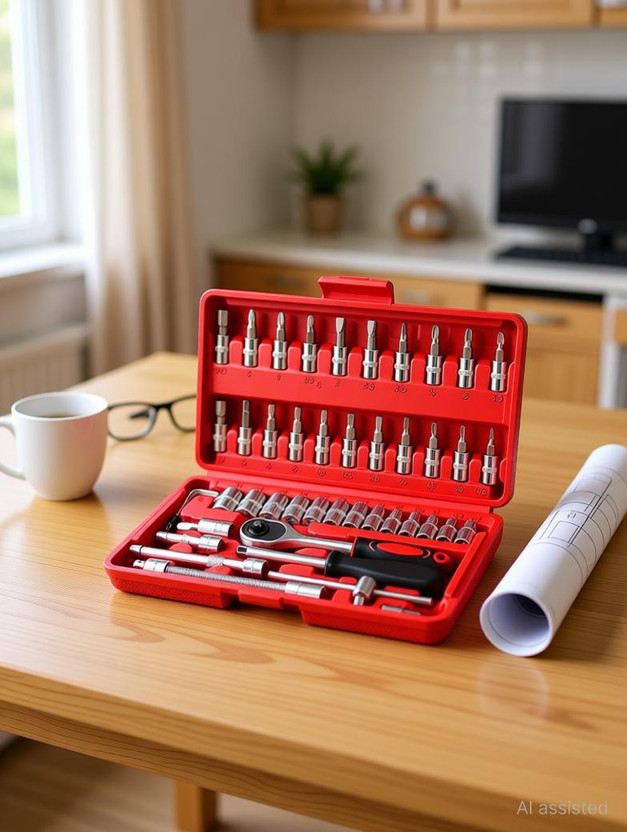 VD VD Enterprise Compact Ratchet Wrench Tool Kit Long Handle Screwdriver(Pack of 1) - Flipkart Deal