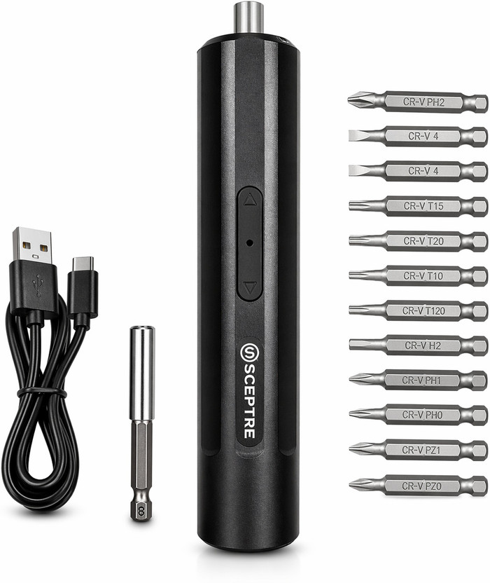 Sceptre 3.6V 3Nm Electric Screwdriver Cordless All-in-one Design Standard Screwdriver(Pack of 1)