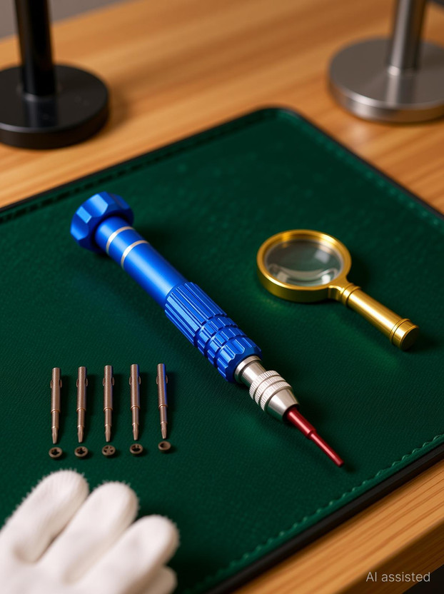 XQZMEE 5-in-1 Multifunctional Megnatic Tool for Mobile, Laptop, Eyeglass, Watch Precision Screwdriver Set(Pack of 1)