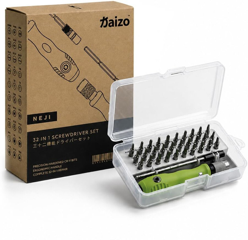 Kaizo Kaizo Neji Mini Tool Kit | Magnetic Multi-Bit Repair Tool Kit Standard Screwdriver Set(Pack of 1) - Flipkart Deal