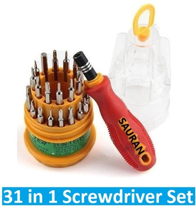 Sauran 31-in-1 Magnetic Screwdriver Tool Kit Set (JCK20) Standard Screwdriver Set(Pack of 1)