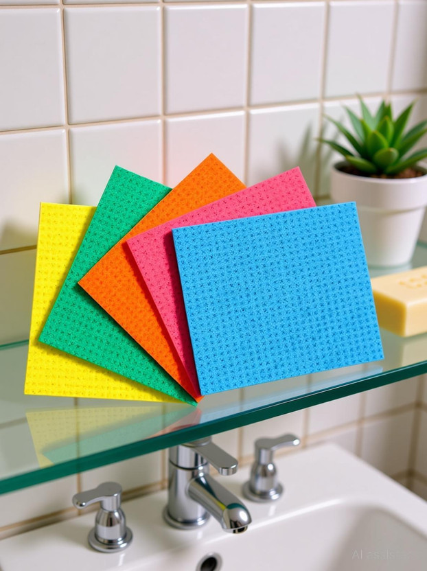 Flipkart SmartBuy 5 Pcs Kitchen & Household Cleaning Sponge Wipe(Medium, Pack of 5)