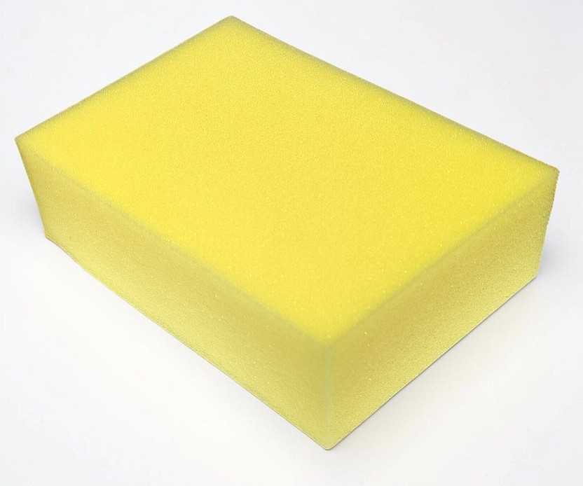 XURO SPONGE-YELLOW-1006-4 Scrub Sponge, Sponge Wipe(Regular)