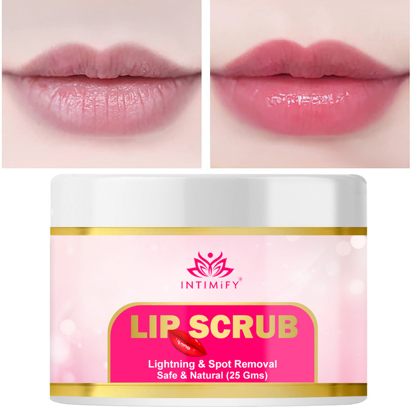 INTIMIFY Lip Scrub, brightens lips, and deeply moisturizes Scrub(25 g)