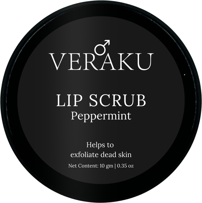 veraku Exfoliating Lip Scrub for Dark & Chapped lips | Reduction in Dark Lips | For Men Scrub(10 g)