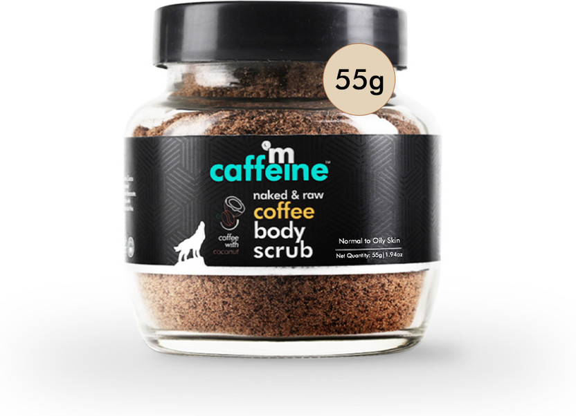 mCaffeine Coffee Body for Tan Removal & Exfoliation, Get Glowing Soft Skin Men Women Scrub(55 g)