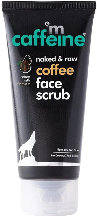 mCaffeine mCaffeine Face Scrub for D Tan, Helps in Skin Brightening and Remove Blackheads, Dark Spot Scrub(75 g) - Flipkart Deal