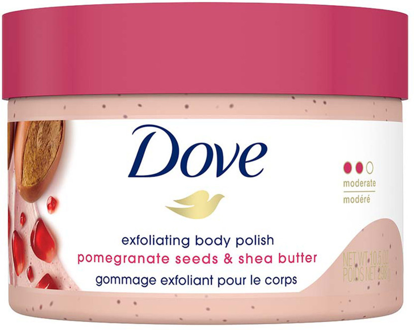DOVE Exfoliating Scrub | Shea Butter & Pomegranate Seeds Scrub(298 g)