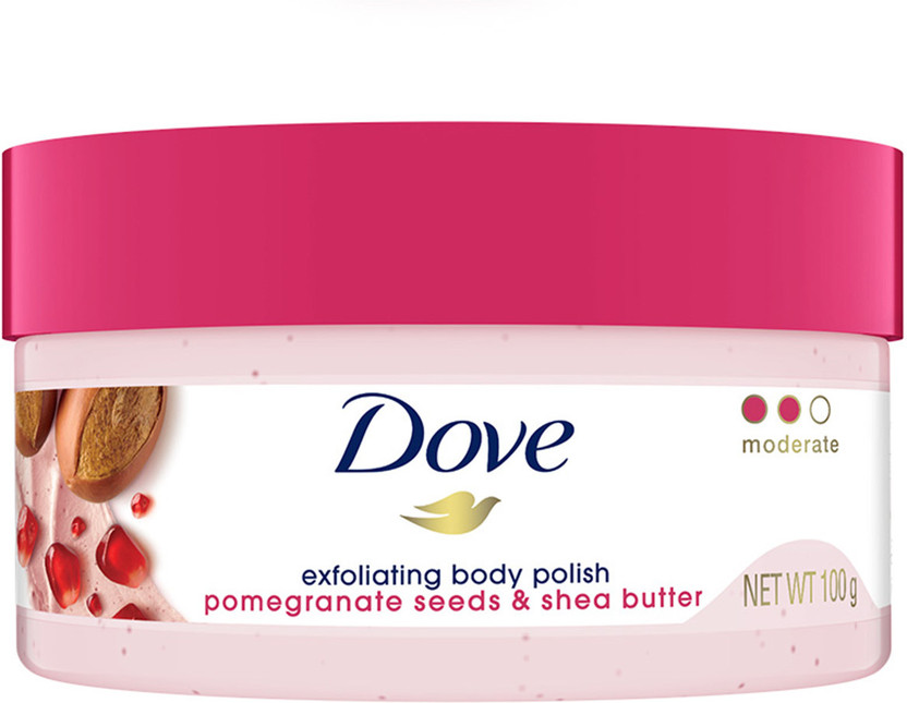 DOVE Pomegranate Seeds & Shea Butter Exfoliating Body  Scrub(100 g)
