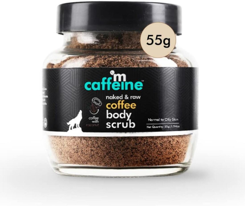 mCaffeine Coffee Body for Tan Removal & Exfoliation, Get Glowing Soft Skin Men Women Scrub(55 g)