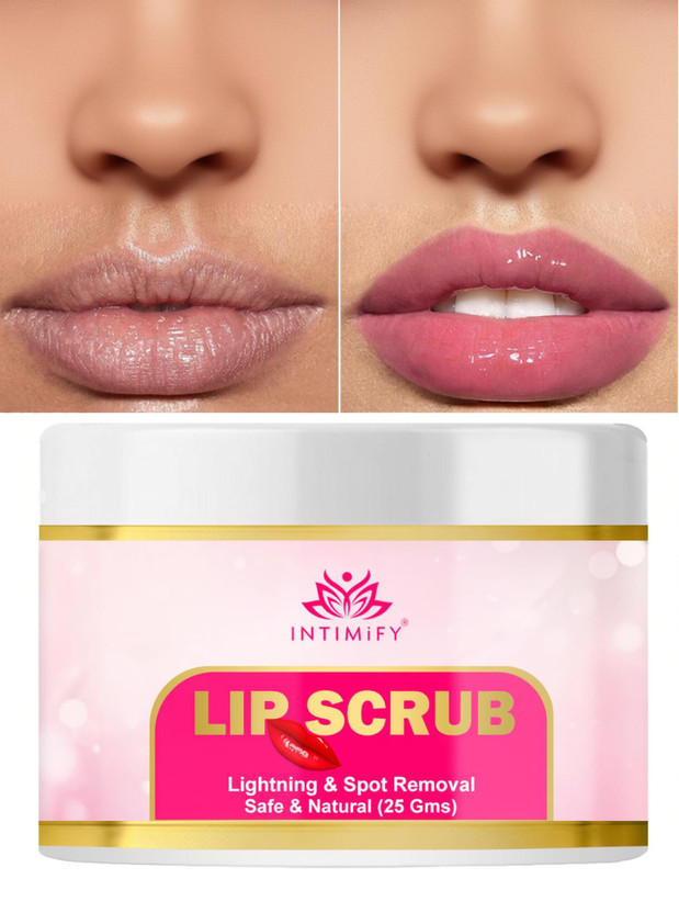 INTIMIFY Lip Scrub | Exfoiating Scrub for Smokers | Dark, Dry & Chapped Lips Scrub(25 g)