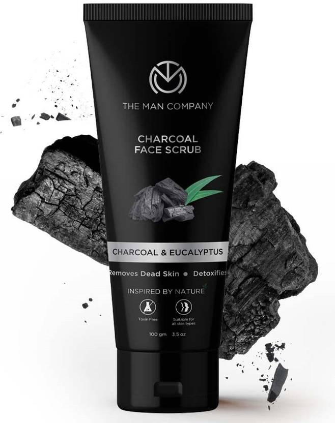 THE MAN COMPANY Charcoal Face Scrub with Lemongrass & Eucalyptus