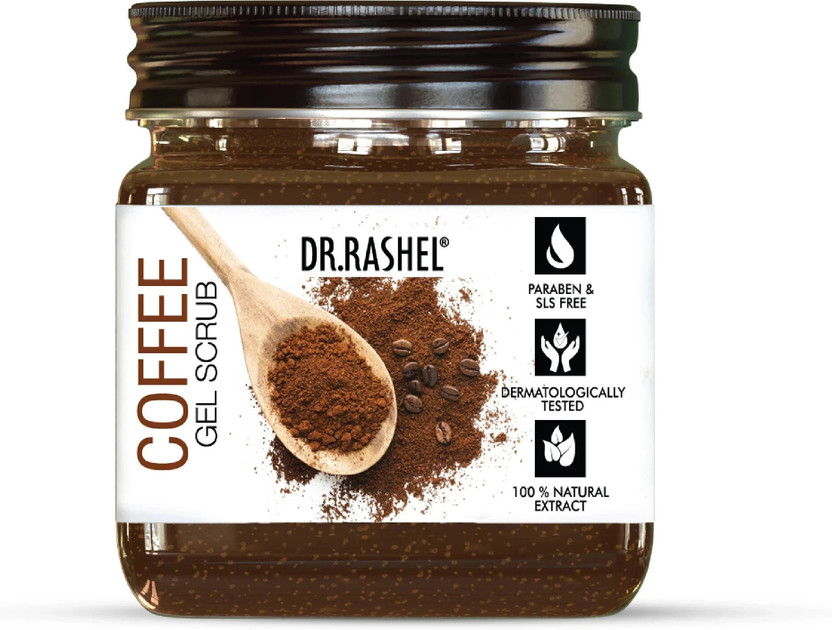 DR.RASHEL Coffee Gel Scrub Revives Skin & Improves Texture | Exfoliating Scrub(380 ml)