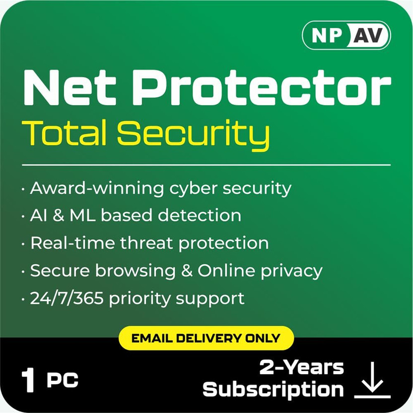 Net Protector Total Security 1 User 2 Years(Voucher)