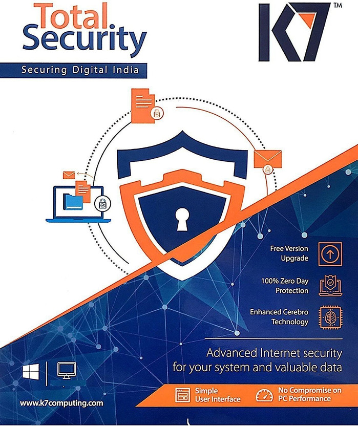 K7 Total Security 10 User 1 Year(CD/DVD)