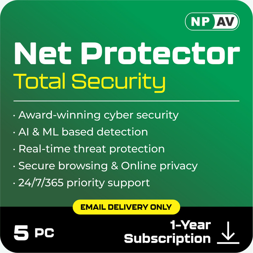 Net Protector Total Security 5 User 1 Year(Voucher)