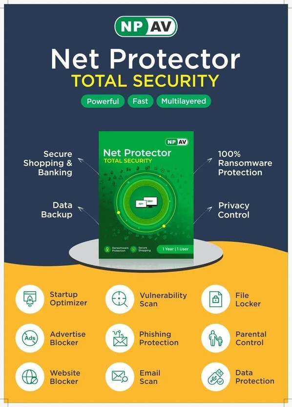 Net Protector Total Security 1 User 1 Year(Voucher)