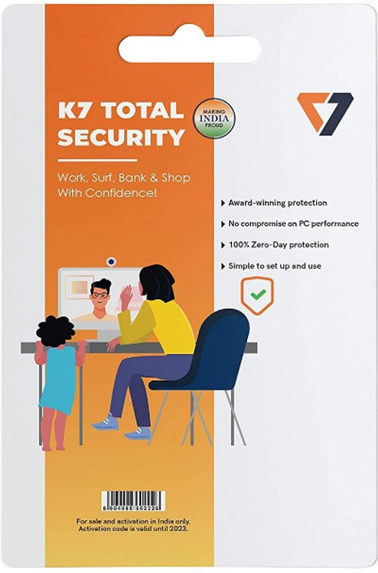 K7 Total Security 1 User 3 Years(CD/DVD)