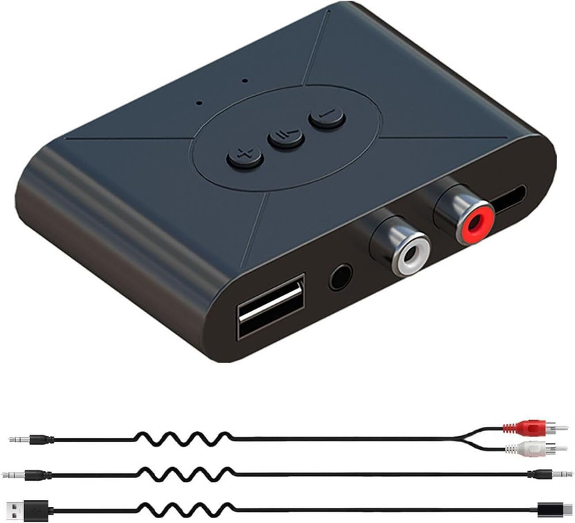 Tobo 5.3 Bluetooth Audio Adapter,Wireless Audio Adapter for Music TD-1168WA Media Streaming Device(Black,1168WA)