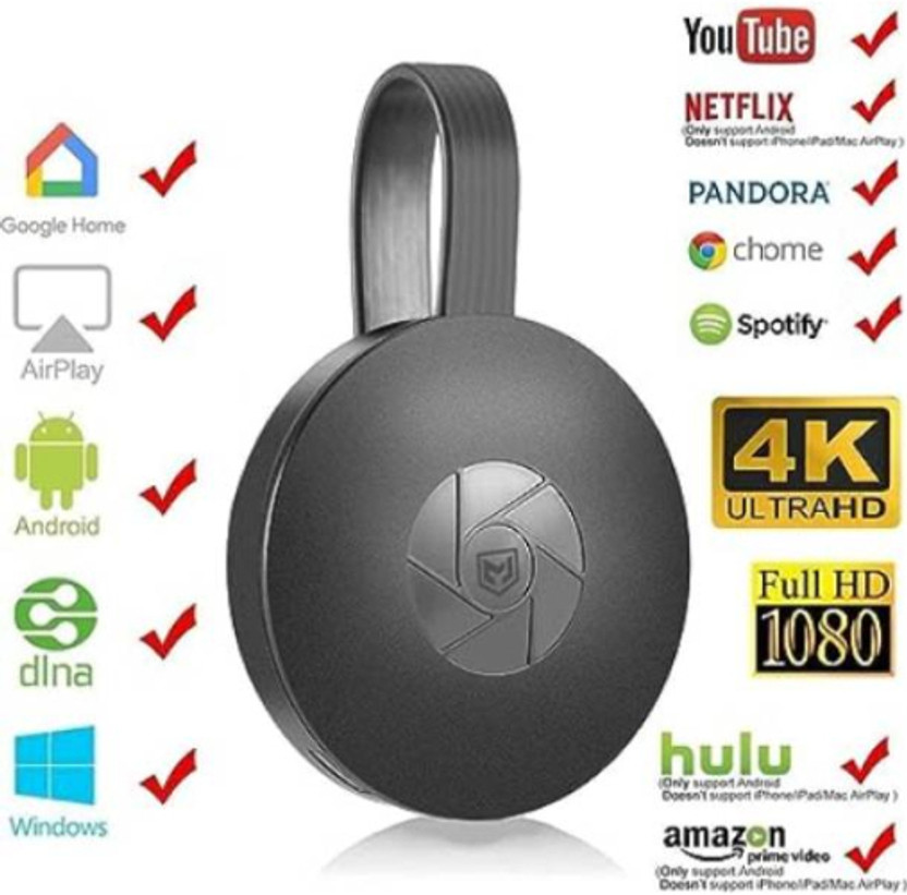 FRONY ASV_141V-HD DONGLE STREAMING DEVICE BLACK Media Streaming Device (Black) Media Streaming Device(Black)