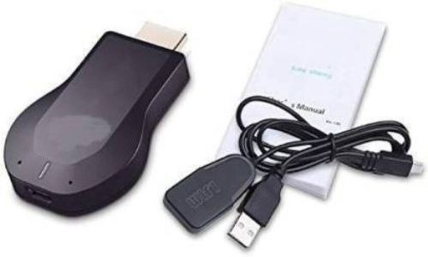 IMMUTABLE Anykast Wireless WiFi Display Dongle Receiver awq17 Media Streaming Device(Black)