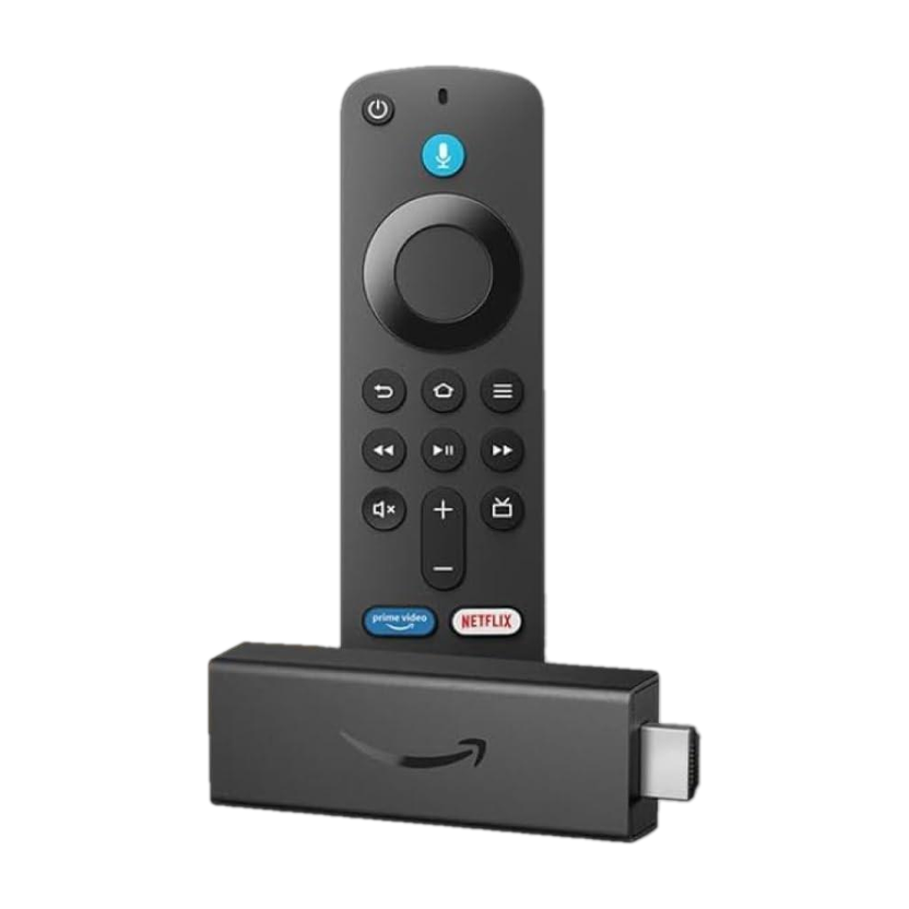 Firetv Stick HD, Alexa Voice Remote with TV power & volume controls, full HD Media Streaming Device(Black)