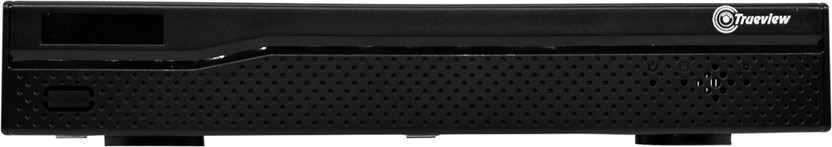 Trueview 4 Channel Hybrid DVR 5-in-1 Recorder | 5MP Support | H.265 | HDMI & VGA Output Media Streaming Device(Black)
