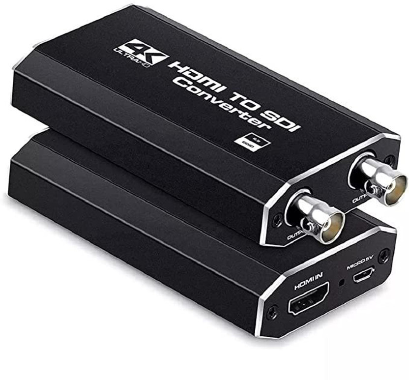 Etzin Etzin 4K HDMI TO SDI 3G Micro(HDMI to SDI Converter)SDI Video Adapter Media Streaming Device(Black) - Flipkart Deal