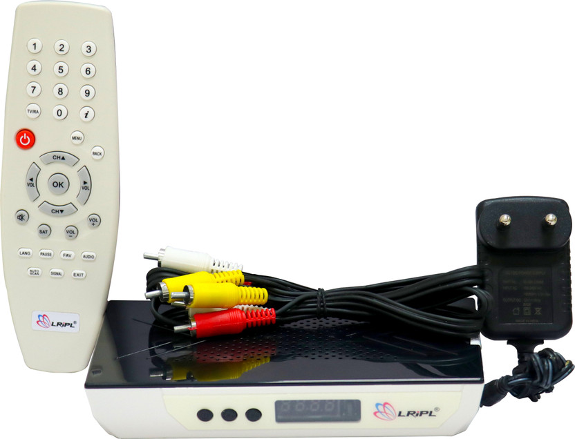 LRIPL LR666 Free Dish Set Top Box Media Streaming Device(White)