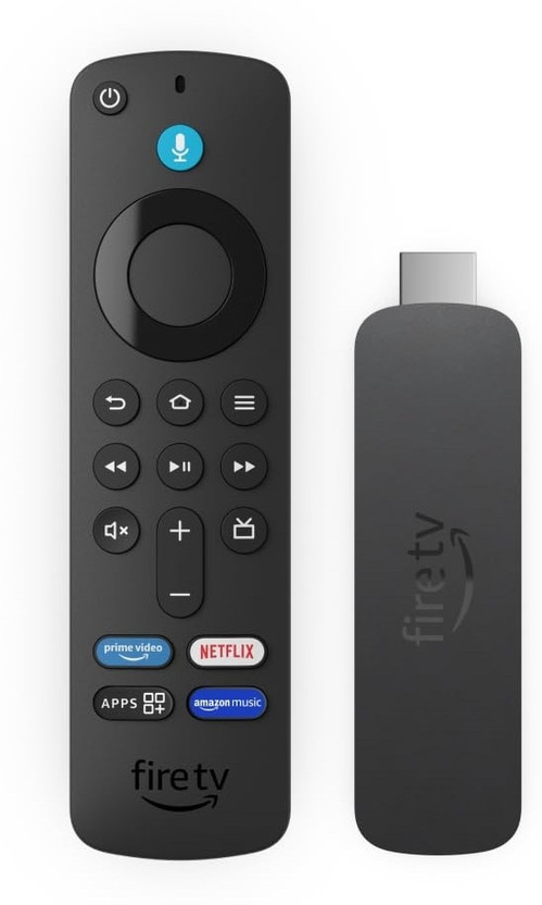 Firetv Stick 4K ultra-cinematic, supports Wi-Fi 6, Dolby Vision/Atmos Media Streaming Device(Black)