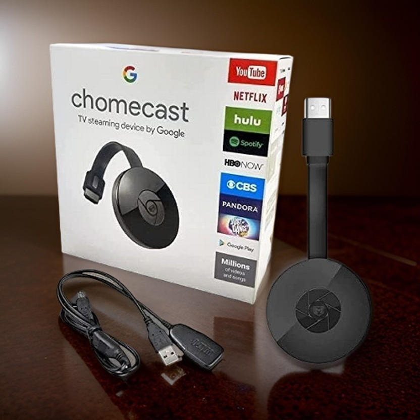 FRONY N40_Chromecast Wireless Media Streaming: Chrome Cast HDMI Dongle Media Streaming Device(Black)