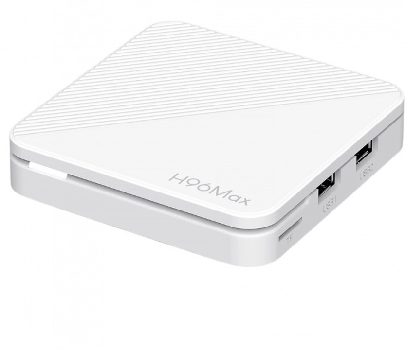 Muvit 4K TV BOX With Android 13 / Android Box 4GB 32GB - H96 Max Android Smart Tv Box Media Streaming Device(White)