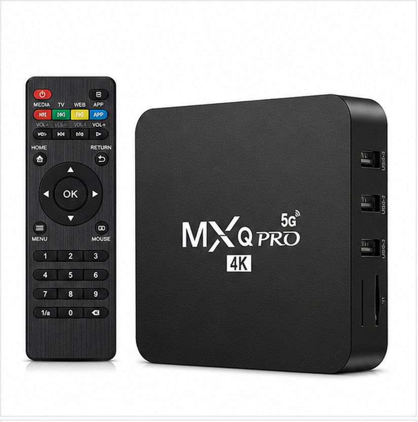 PTCMart Enjoy 4K 2GB RAM 16GB Storage Wi-Fi Android 11.1 MXQ Pro Smart TV Box Media Streaming Device(Black)