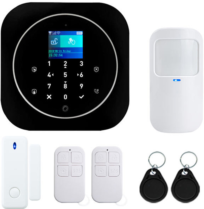 Orlov Tuya Z12 Wireless Smart Home Security Alarm System with App Control Door Door Window Alarm(110dB)